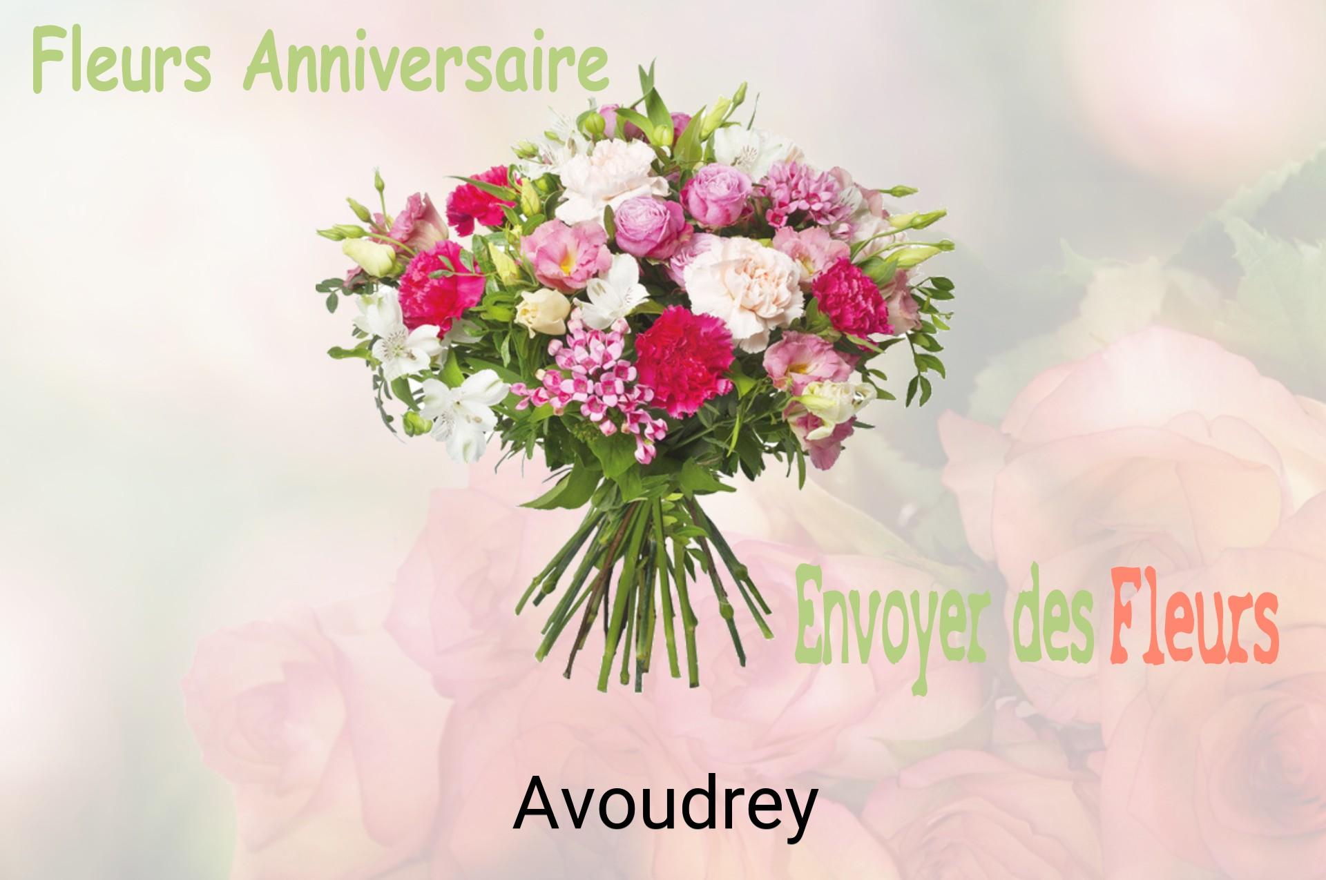 Bouquet de fleurs d’anniversaire livré à Avoudrey