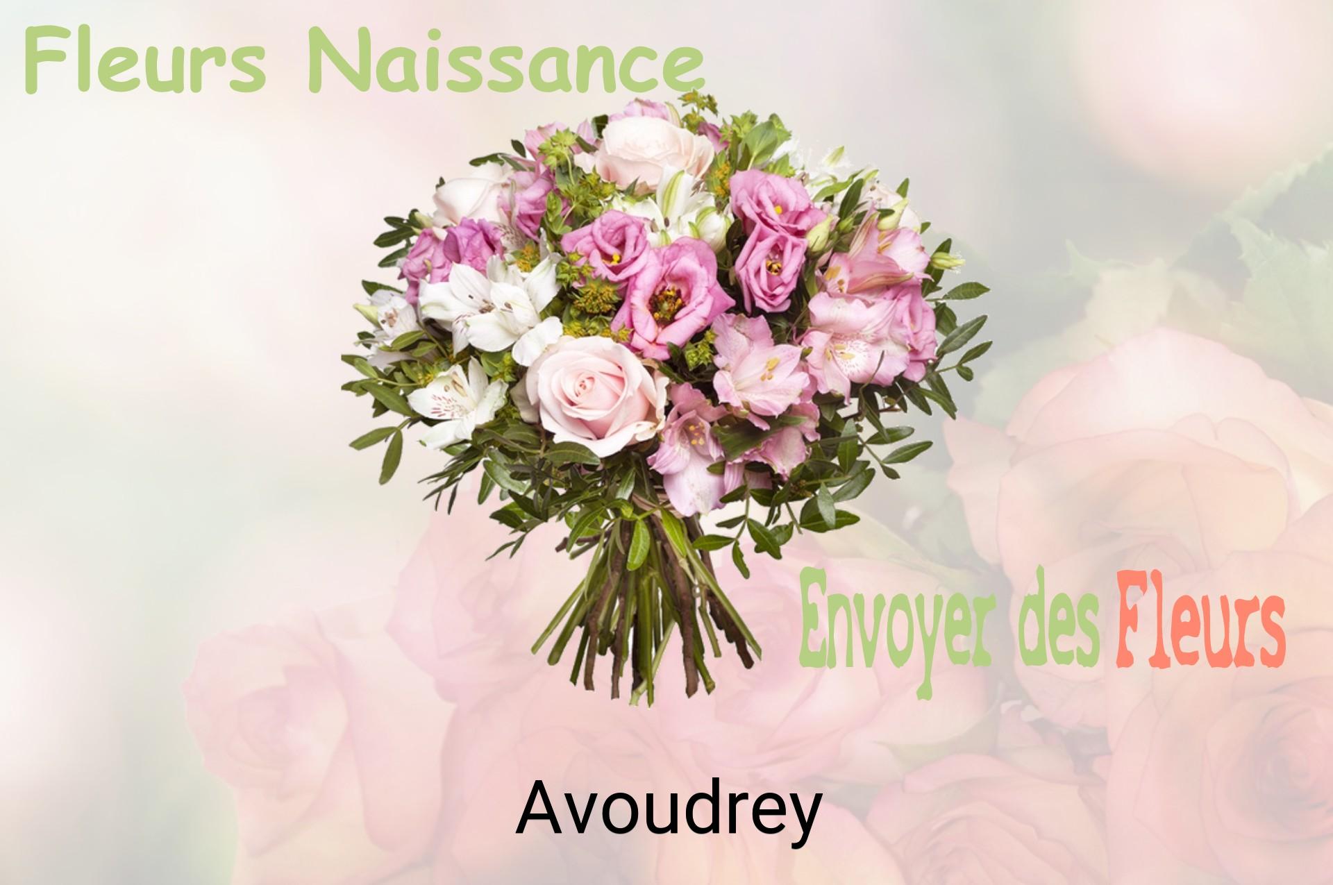 Bouquet de fleurs de naissance livré à Avoudrey