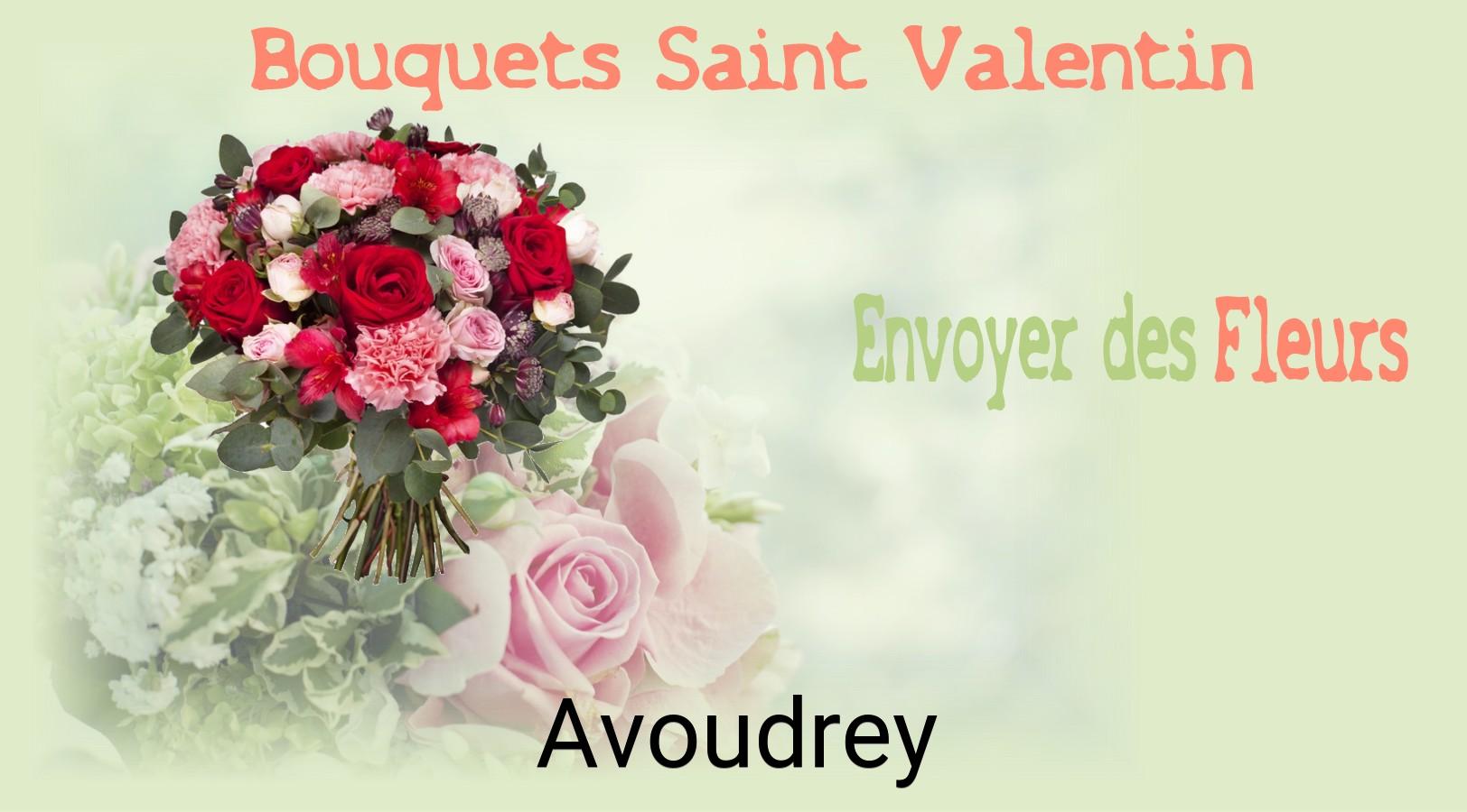 Roses de Saint-Valentin livrées à Avoudrey